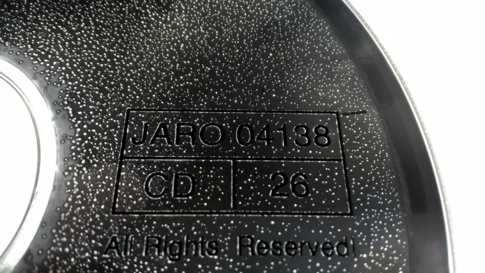 Descomposición de datos (o data rot) en CD