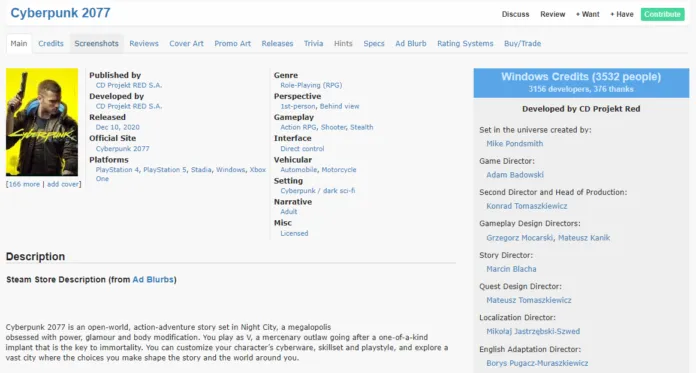 Cyberpunk 2077, Elden Ring, y todos los nuevos lanzamientos forman parte del archivo.