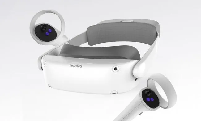 El Arapara Headset, uno de las propuestas que intenta disminuir el tamaño y peso de las gafas.